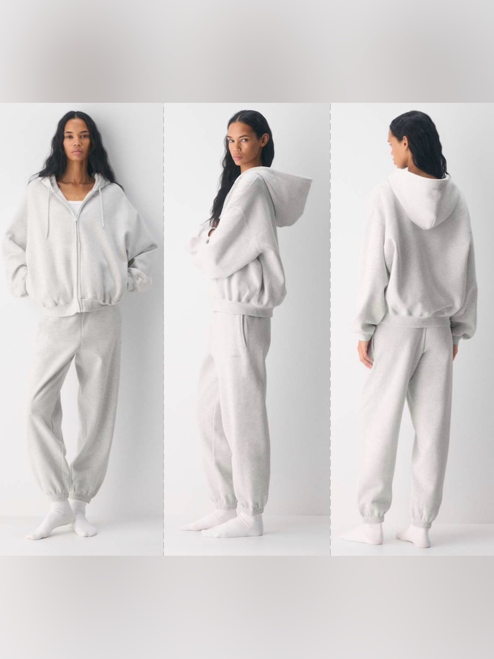 Aritzia Cozy Sweatfleece Mega Zip Hoodie Sz M